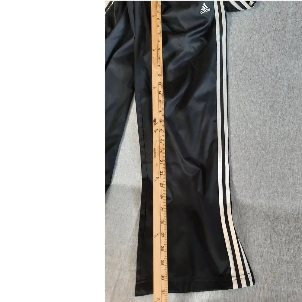 Adidas Climalite Men Large Drawstring Elastic Waist Sweat Jogger Pants Ankle Zip - Picture 4 of 8
